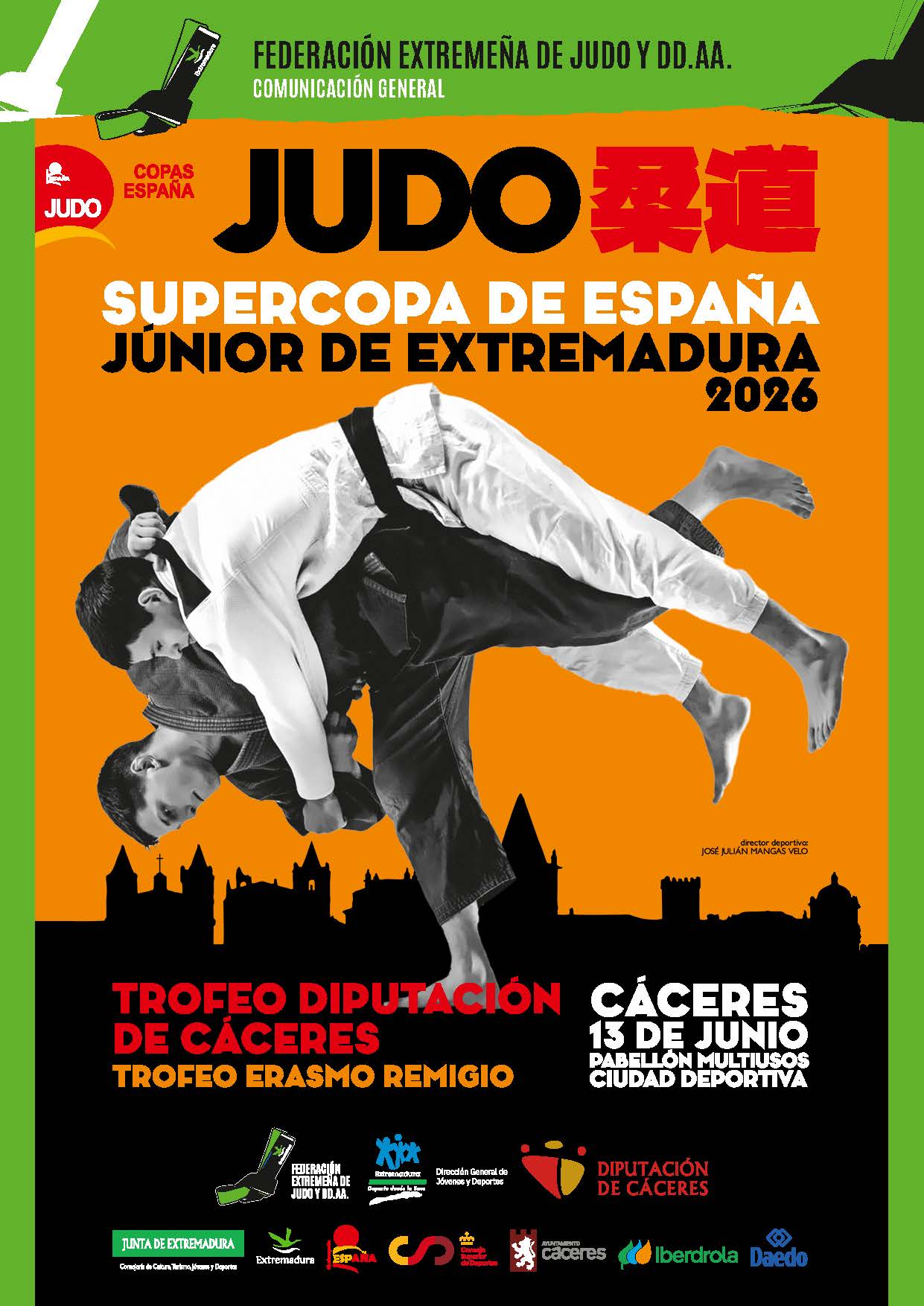 Cartel de SUPERCOPA DE ESPAÑA JÚNIOR (CÁCERES)