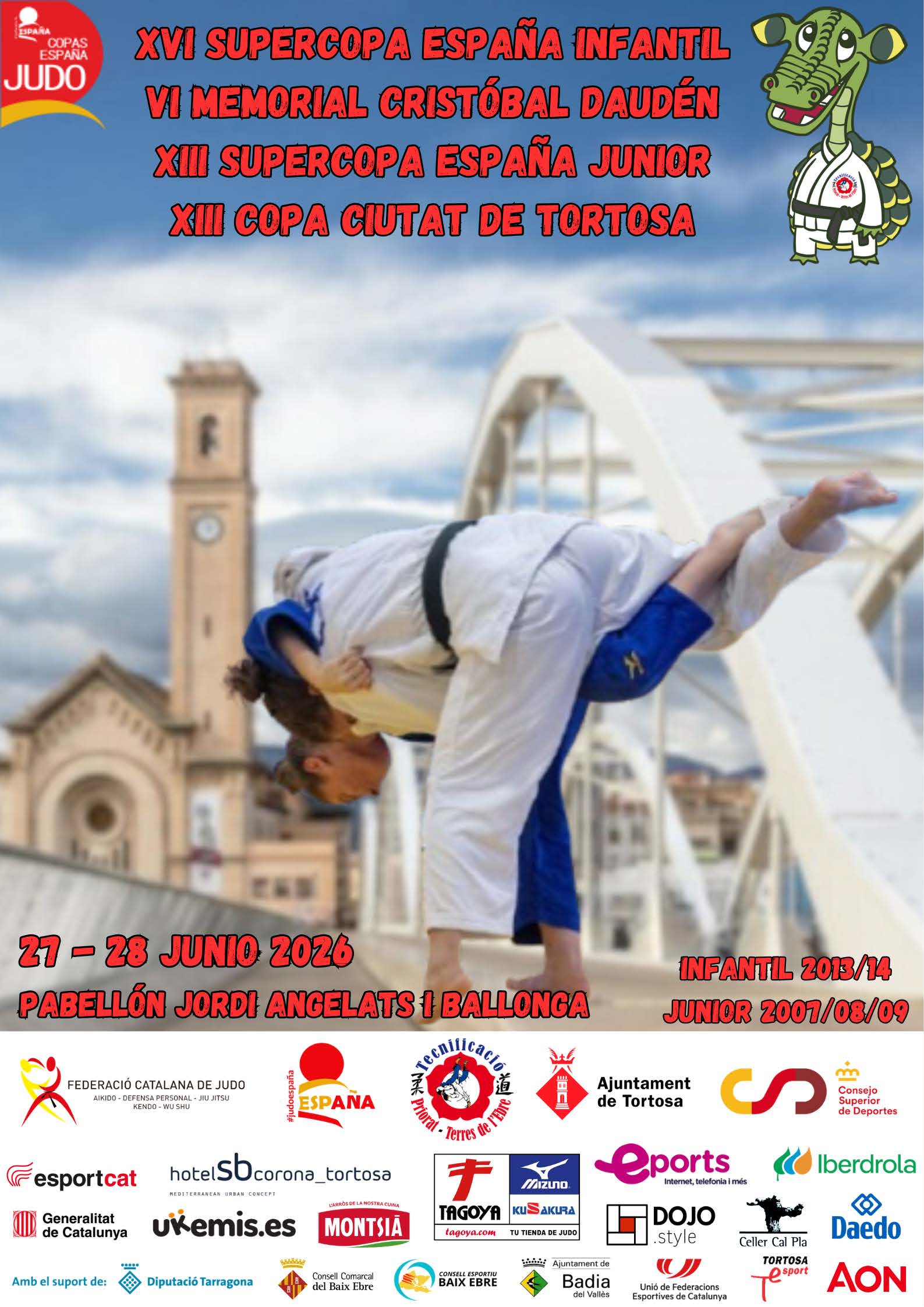 Cartel de SUPERCOPA DE ESPAÑA INFANTIL Y JÚNIOR (TORTOSA)