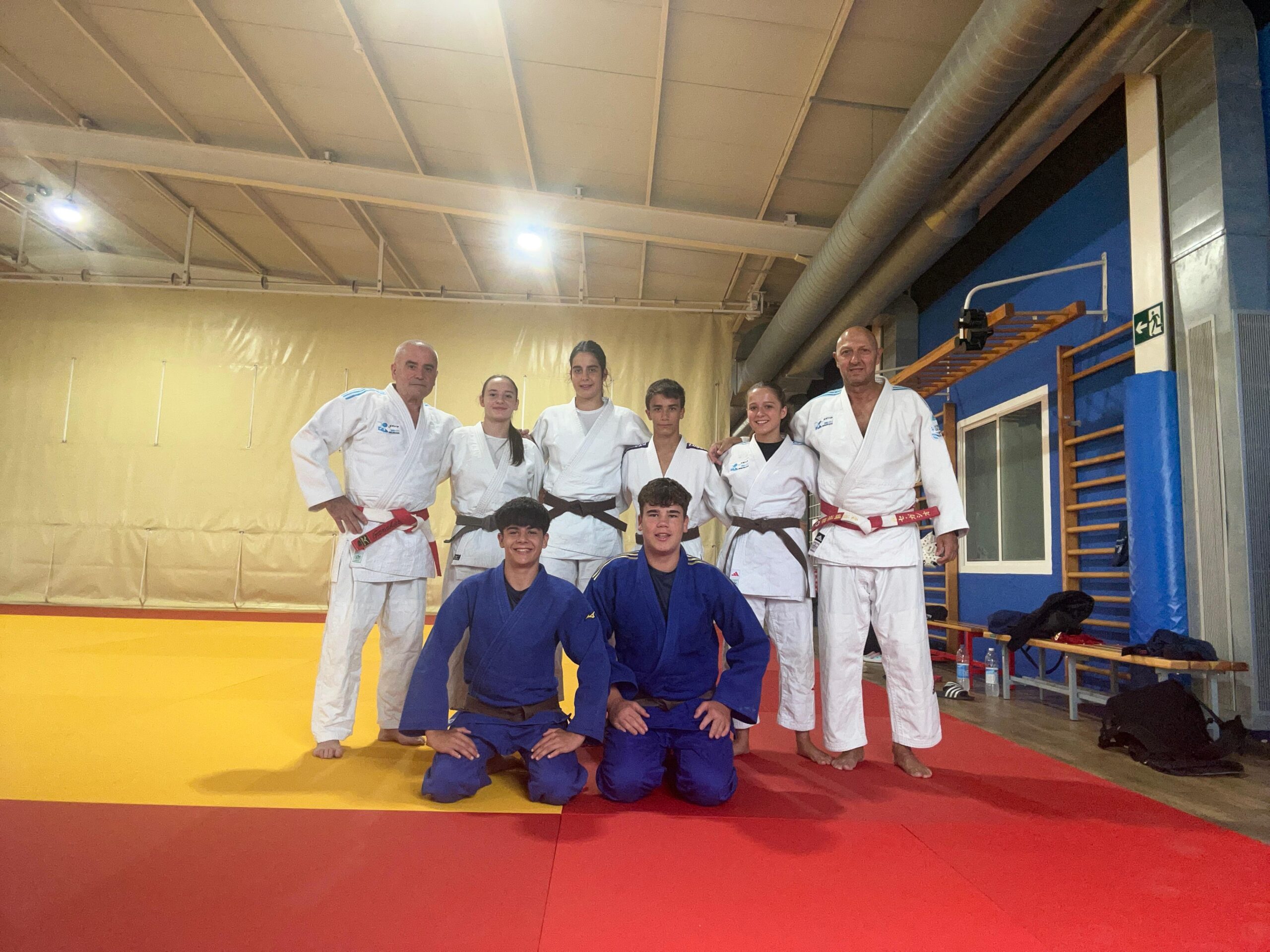 Sofía Veiras, con la selección gallega en el Stage de Tecnificación de Murcia
